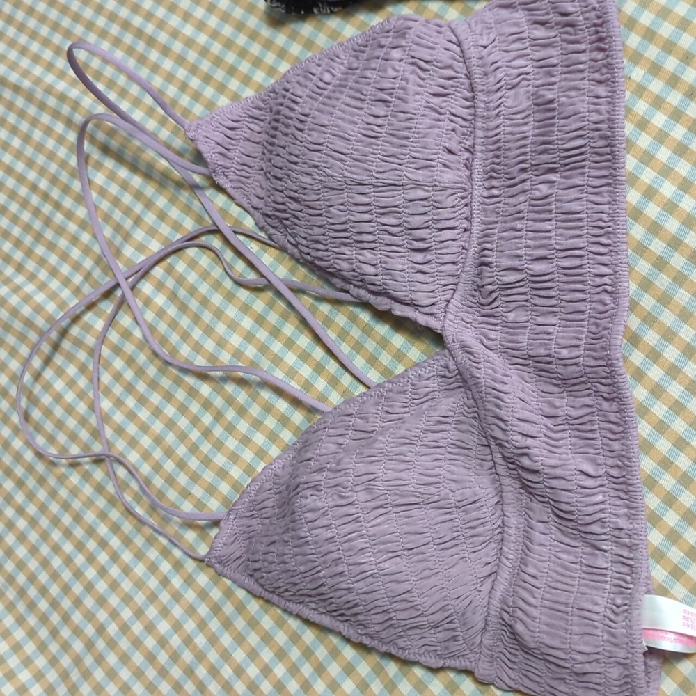 2 Strappy PINK Bralettes